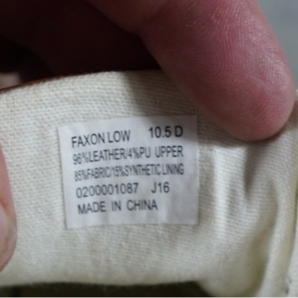 Polo Ralph Lauren Faxon Low Sneakers Mens 10.5D Brown Leather Lace Up